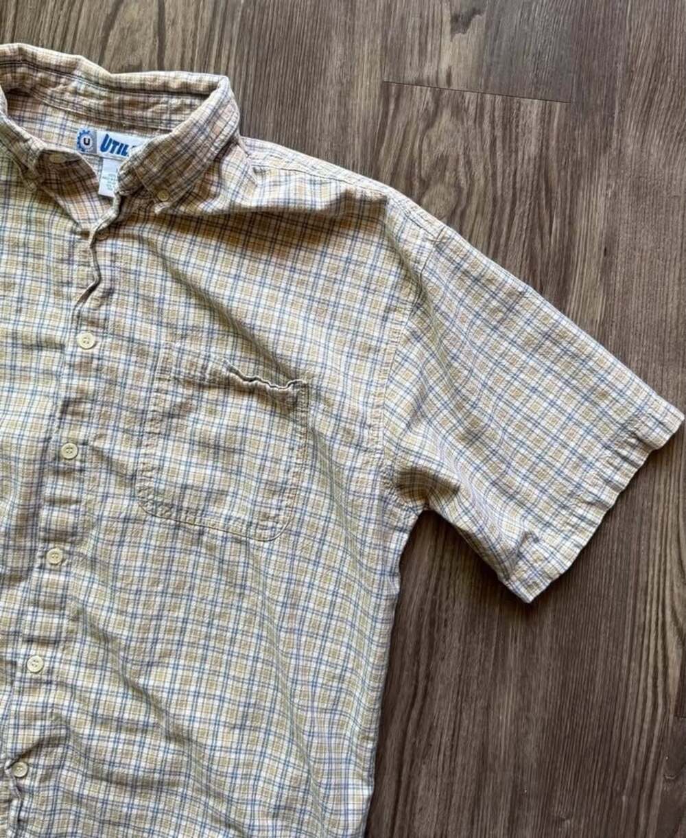 Utility Skate Brand Button Down Shirt